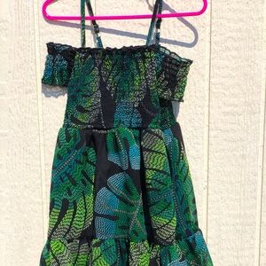 💥SOLD LOCAL💥 Tropical 🌴 off the shoulder dress